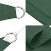 vidaXL Sunshade Sail Oxford Fabric Square 7x7 m Dark Green
