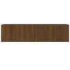 vidaXL TV Wall Cabinet Brown Oak 120x30x30 cm Engineered Wood
