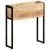 vidaXL Planter 60x20x68 cm Rough Mango Wood