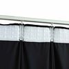 vidaXL Blackout Curtains 2 pcs with Hooks Velvet Black 140x175 cm