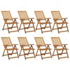 vidaXL 9 Piece Garden Dining Set Solid Wood Acacia