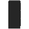 vidaXL Sideboard Black 60x35x76 cm Engineered Wood