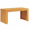 vidaXL Side Table Oil Natural 70 x 35 x 35 cm Solid Acacia Wood