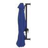 vidaXL Wall-Mounted Garden Parasol with Metal Pole 300 cm Blue