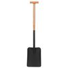 vidaXL Garden Shovel T Grip Steel and Hardwood