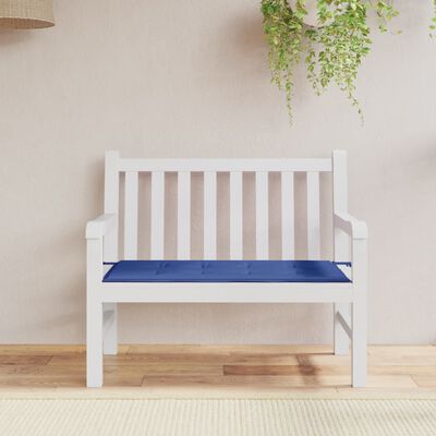 vidaXL Garden Bench Cushion Royal Blue 120x50x3 cm Oxford Fabric