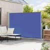 vidaXL Patio Retractable Side Awning 200x300 cm Blue
