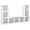 vidaXL | TV Cabinet | 3 pcs 37 x 35 x 107.5 cm