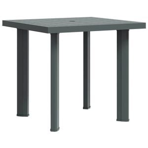 vidaXL Garden Table Green 80x75x72 cm Plastic