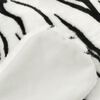 vidaXL Tiger Carpet Plush 144 cm White