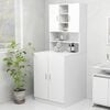 vidaXL Washing Machine Cabinet White