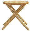vidaXL Folding Garden Table Ø45x45 cm Bamboo
