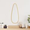 vidaXL Wall Mirror Gold 40x15 cm