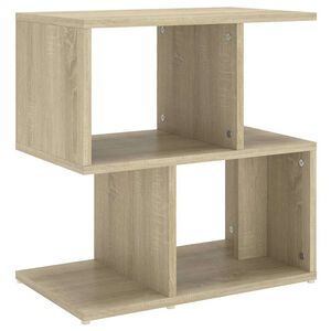 vidaXL Bedside Cabinet Sonoma Oak 50x30x51,5 cm Engineered Wood