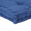 vidaXL Pallet Floor Cushion Cotton 120x40x7 cm Light Blue