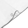 vidaXL Clear Tarpaulin with Eyelets 2x2 m Polyethylene