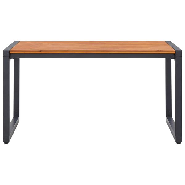 vidaXL 5 Piece Garden Dining Set Black