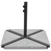 vidaXL Umbrella Weight Plate Granite 15 kg Triangular Grey