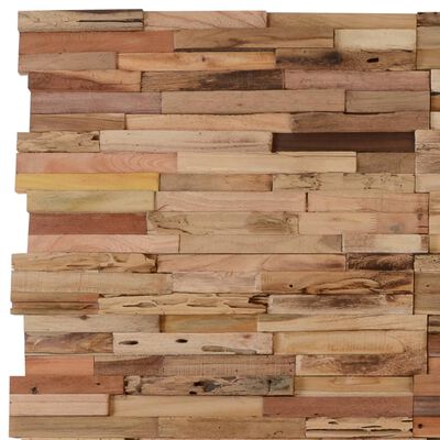 vidaXL Wall Cladding Panels 10 pcs 1.03 m² Recycled Teak Wood