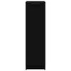vidaXL Shoe Cabinet Black 30x35x100 cm Engineered Wood