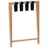 vidaXL Luggage Rack 68.5x38x58 cm Bamboo