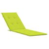 vidaXL Deck Chair Cushion Bright Green (75+105)x50x4 cm