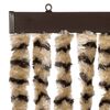 vidaXL Insect Curtain Beige and Brown 90x220 cm Chenille