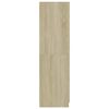 vidaXL Wardrobe Sonoma Oak 80x52x180 cm Engineered Wood