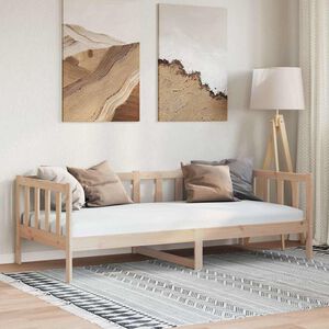 vidaXL Day Bed without Mattress Solid Wood Pine 90x200cm