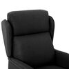 vidaXL Recliner Chair Black Fabric