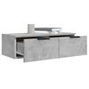 vidaXL Wall Cabinets 2 pcs Concrete Grey 68x30x20 cm Engineered Wood