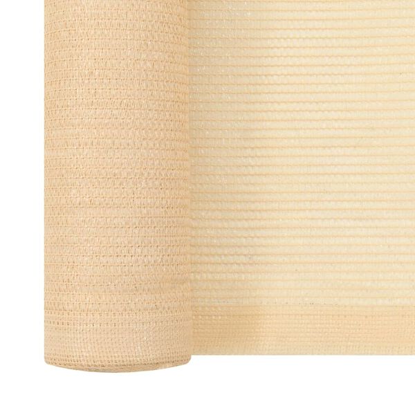 vidaXL Privacy Net HDPE 1.5x25 m Beige