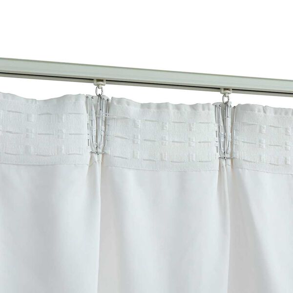 vidaXL Blackout Curtains with Hooks 2 pcs Off White 140x175 cm