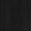 vidaXL Bed Frame without Mattress Black Solid Wood King Size