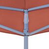 vidaXL Party Tent Roof 3x3 m Terracotta 270 g/m²
