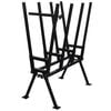 Black Powder-Coated Saw Horse for Woodworking