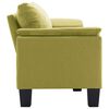 vidaXL Sofa Green Fabric