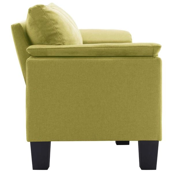 vidaXL Sofa Green Fabric