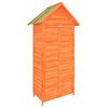 vidaXL Garden Tool Shed Brown 89x52.5x175 cm Solid Wood Pine