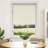 vidaXL Roller blind blackout 84.4x175 cm Fabric Width 80 cm off white