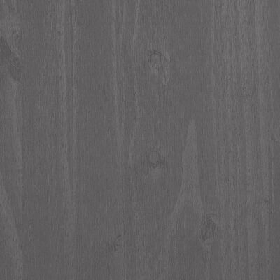 vidaXL Sideboard HAMAR Light Grey 79x40x80 cm Solid Wood Pine