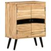 vidaXL Sideboard 57x34x75 cm Solid Acacia Wood