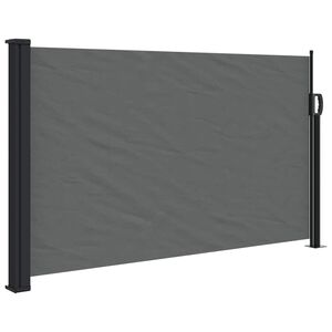 vidaXL Retractable Side Awning Anthracite 117x300 cm