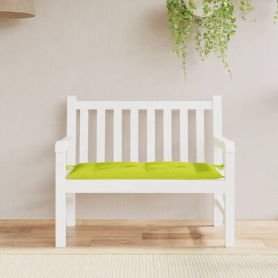 vidaXL Garden Bench Cushion Bright Green 110x50x7 cm Oxford Fabric
