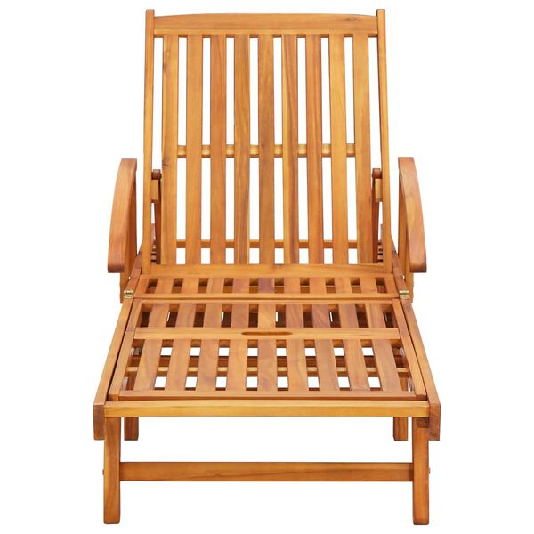 vidaXL Sun Loungers 2 pcs Solid Acacia Wood
