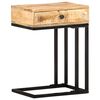 vidaXL U-Shaped Side Table 45x30x61 cm Solid Mango Wood