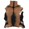 vidaXL Goatskin Mixed Brown and White 60x100 cm
