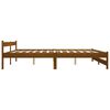 vidaXL Bed Frame without Mattress Honey Brown Solid Pine Wood 200x200cm