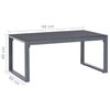 vidaXL Coffee Table 90x50x40 cm Aluminium