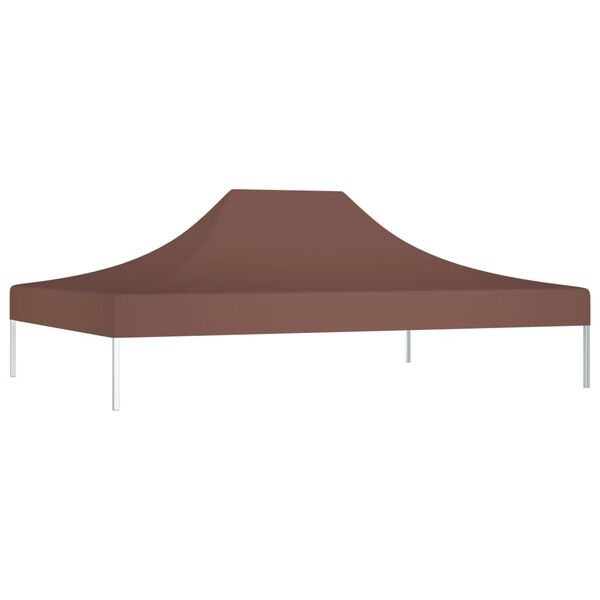 vidaXL Party Tent Roof 4x3 m Brown 270 g/m²